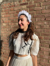 Load image into Gallery viewer, Pearl tulle headband