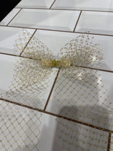 Load image into Gallery viewer, Couture Gold mesh hair clip