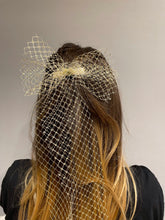 Load image into Gallery viewer, Couture Gold mesh hair clip