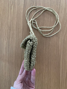 Vintage crochet hand-made bag