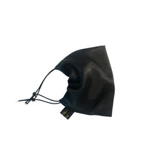Load image into Gallery viewer, Plain black satin mask