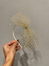 Load image into Gallery viewer, Couture Gold mesh headband